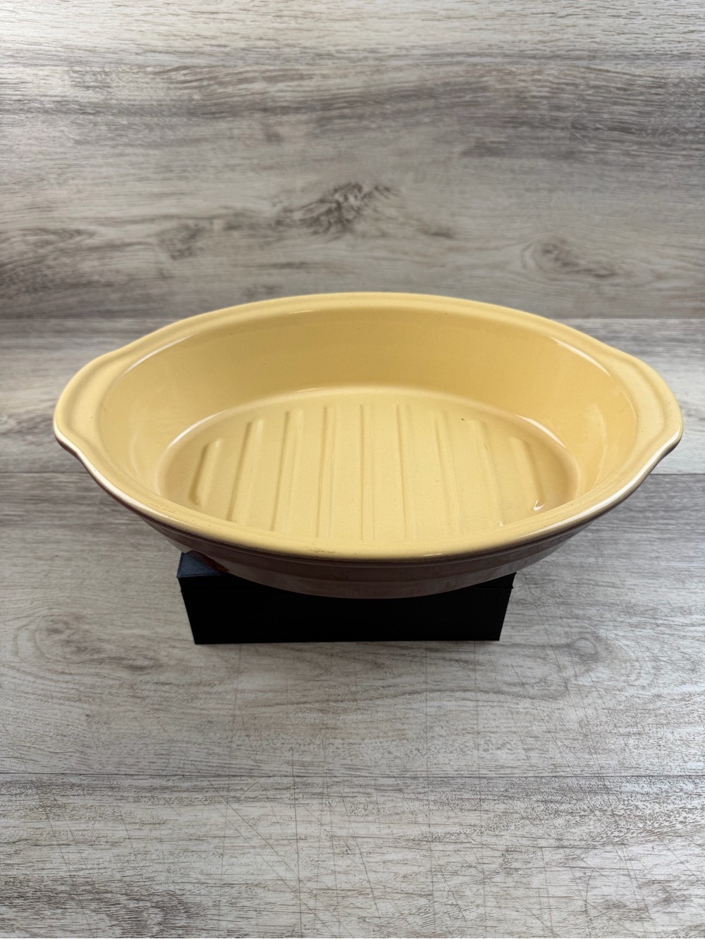 Emile Henry France Brown Oval Baker Roasting Dish 7602 William Sonoma